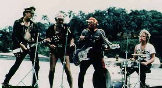 Sex Pistols - Steve Jones, Ronald Biggs, Martin Bormann and Paul Cook